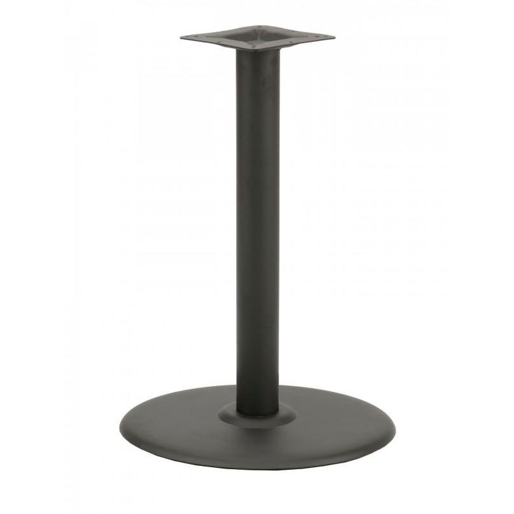 fs stamped steel 24inch round base with 4inch post dining height 99