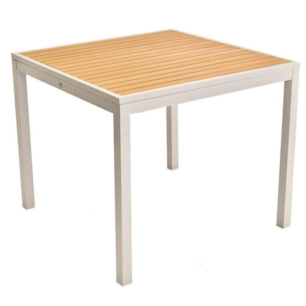 teak inlay table
