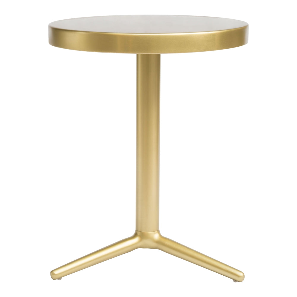 derby accent table brass