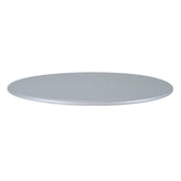 silver aluminum outdoor table top