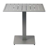 aluminum slat outdoor table top