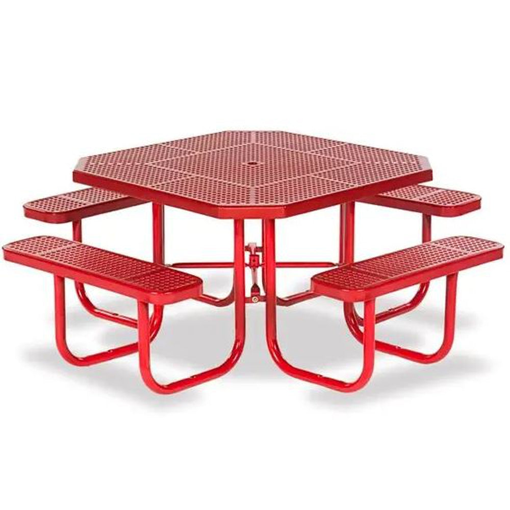 Signature Collection 46 inch Portable Octagon Picnic Table