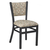 dante metal fully upholstered dining chair 99