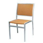 outdoor synthetic wicker side chair