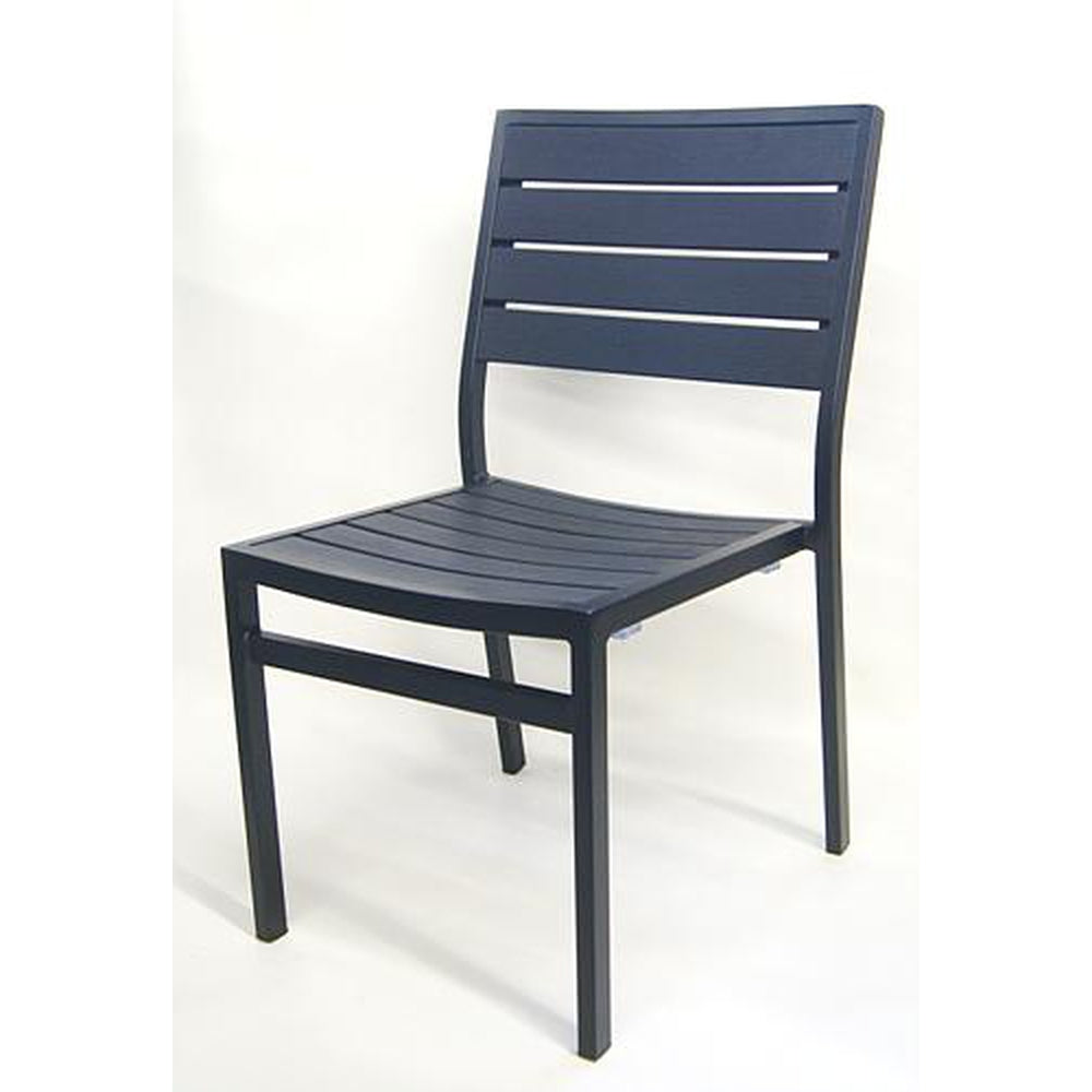 outdoor synthetic teak side chair 4