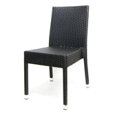 outdoor synthetic wicker side chair 2