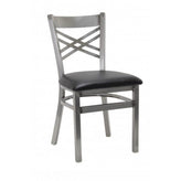 double x metal dining chair 99