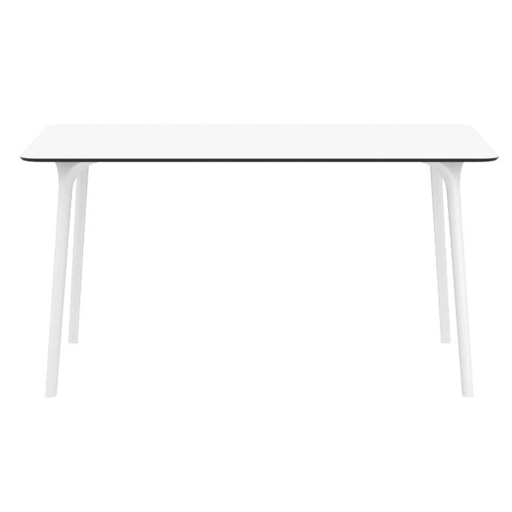 Maya Outdoor Rectangle Table 55 inch White
