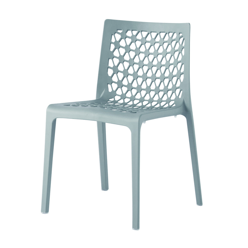 milan modern designed chair blue