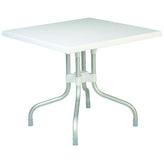 forza square folding table 31 inch orange isp770 ora