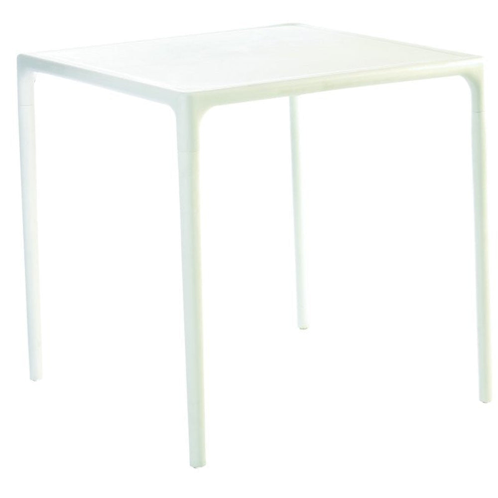 mango square dining table white 28 inch isp800 whi
