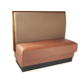 Classic Wood Custom Upholstered Booth