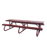 Champion Style 10′ Picnic Table with Smooth Perforated Steel Surface