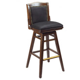 schoolhouse solid wood fully upholstered bar stool 98