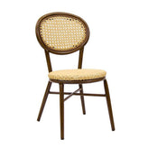 out door aluminum chair with poly woven ratten back seat