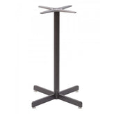 fs aluminium bar height table base bronze finish 1