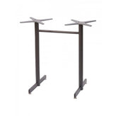 fs aluminium bar height table base bronze finish 2