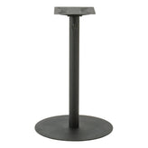 fs stainless steel 316 pole zinc coated bar height round base1