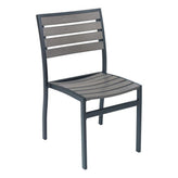 fs powder coated aluminium custom color side chair 1