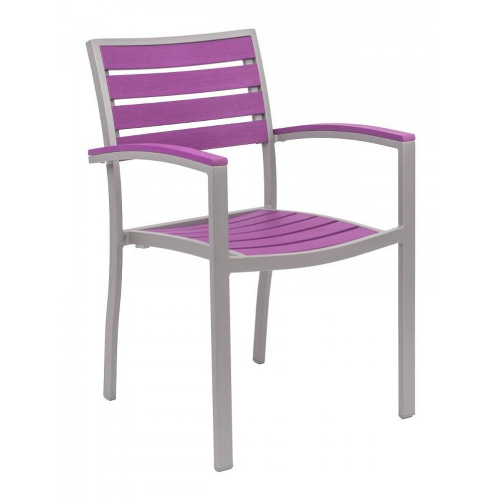 fs powder coated aluminium custom color armchair 1