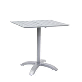 outdoor aluminum table with base