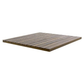 Outdoor Aluminum Wood Print Table Top