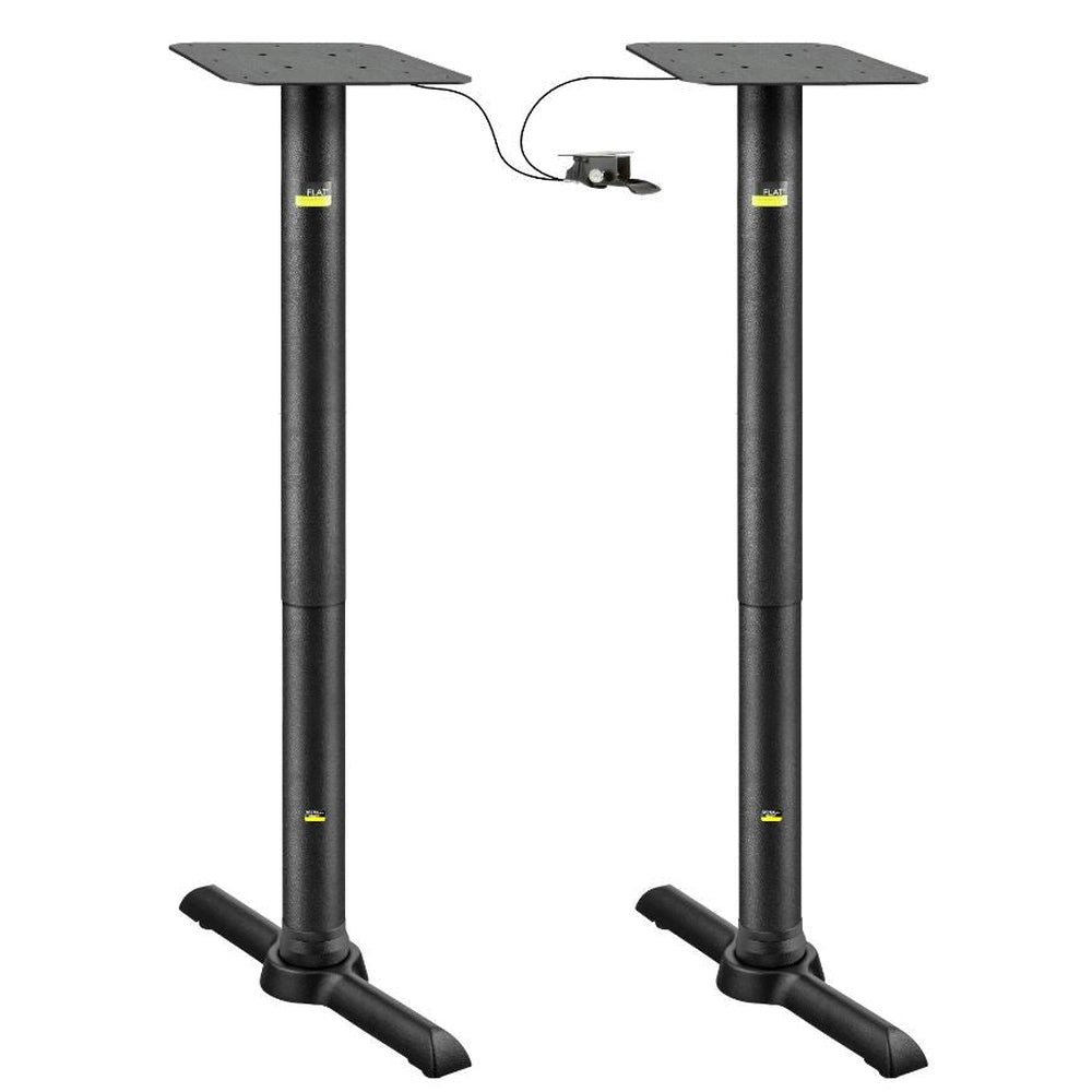 AUTO-ADJUST KT22 Table Base with Height Adjustable Pneumatic Posts - Set of 2