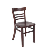 beechwood chair walnut veneer seat