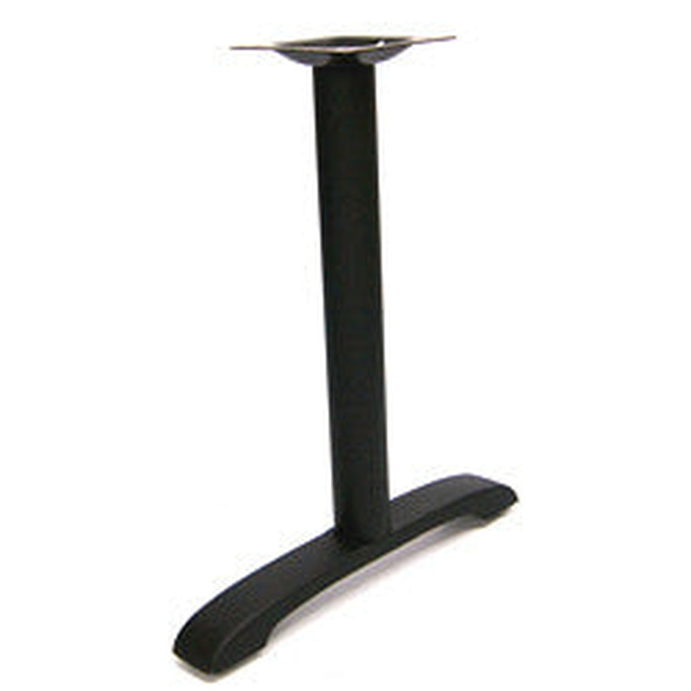 Black Modern T-Shape Table Base | Table Bases – Restaurant Furniture Plus