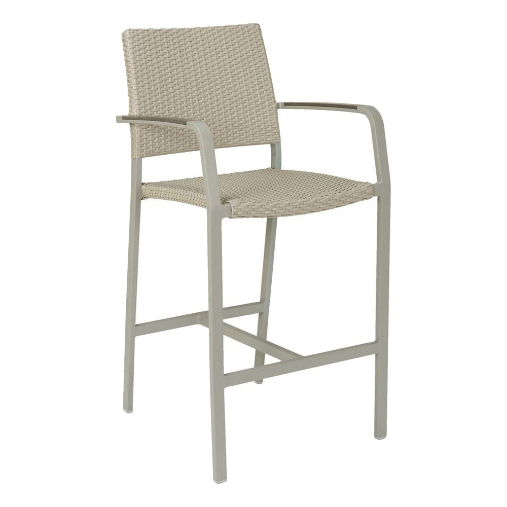 fs uv resistant w arm classic bar height stool gray