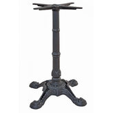 Black Cast Iron Ornamental Dining or Bar Height Table Base