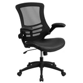 mid back office desk chair with wheels