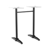 Outdoor Aluminum Double Post Bar Height T-Style Table Base