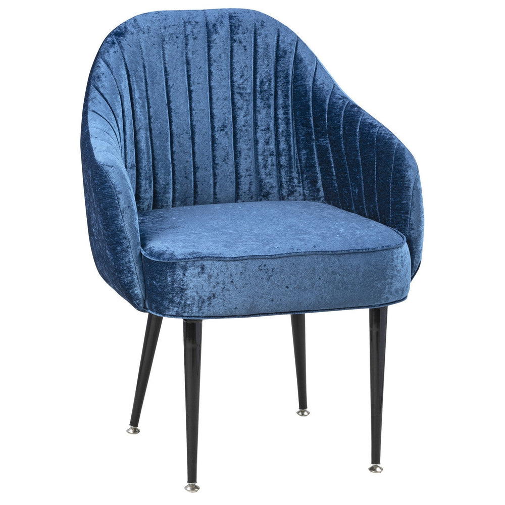 Modern Channnel Back Custom Upholstered Arm Chair
