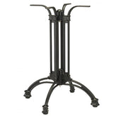 24inch all weather aluminum black powder coated table base 99