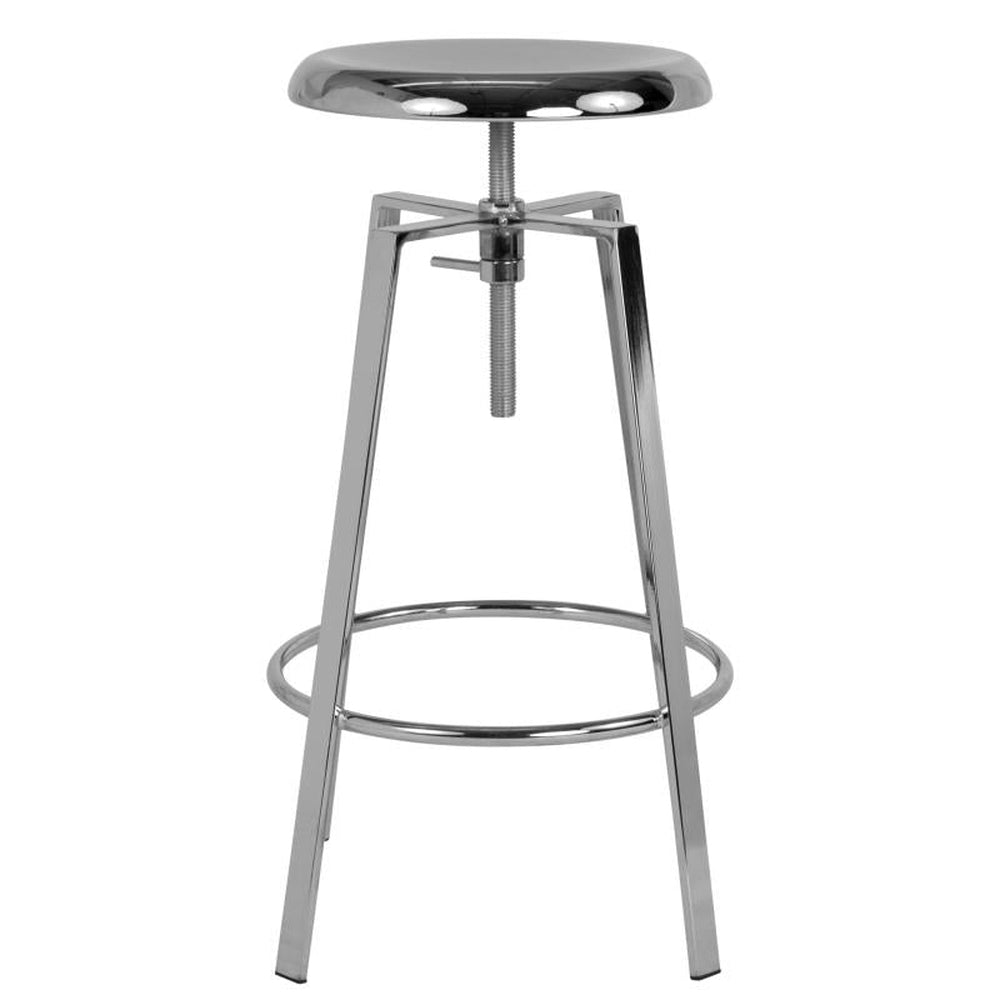 Toledo Industrial Style Residential Barstool with Swivel Lift Adjustable Height Seat
