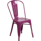 tolix style mint green metal indoor outdoor stackable chair