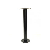 Flat Bolt Down Table Base in Black