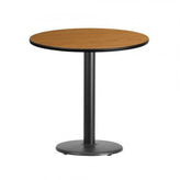 42inch round laminate table top with 24inch round table base