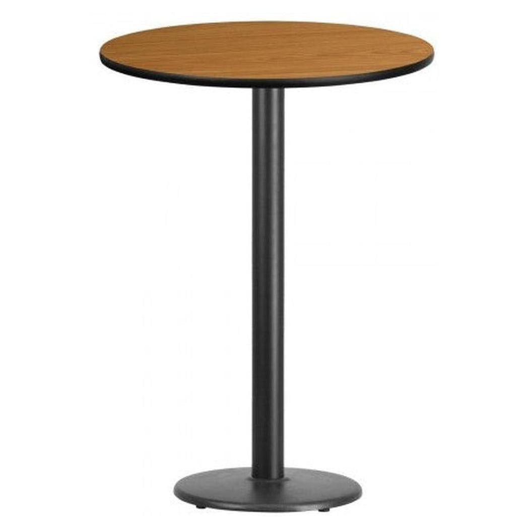 180 Inch Table Rounds 30'' Round Laminate Table Top with 18'' Round Table Base | Tables ...