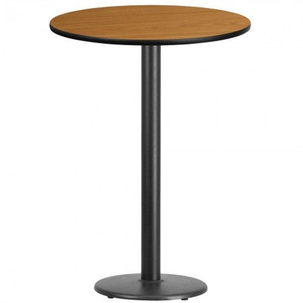 42inch round laminate table top with 24inch round table base