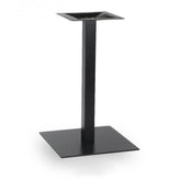 indoor black powder coated steel square table base 99