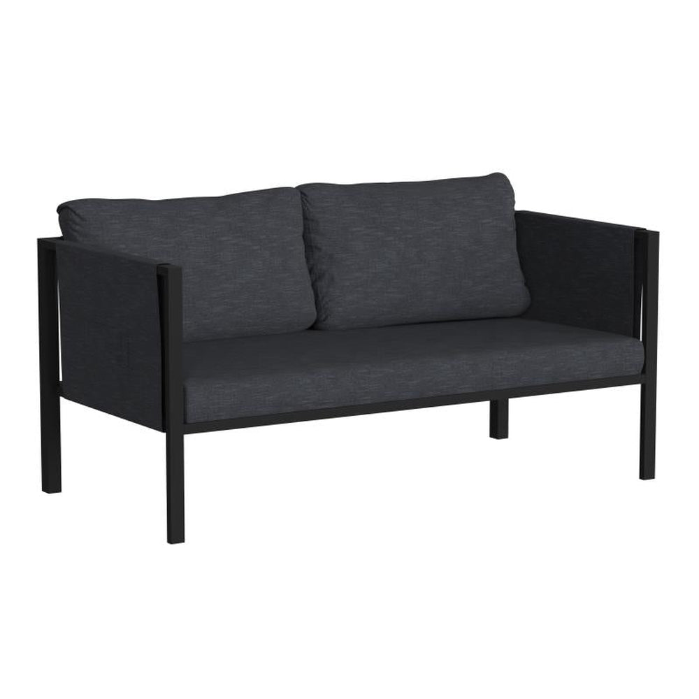 Lea Indoor/Outdoor Loveseat with Cushions