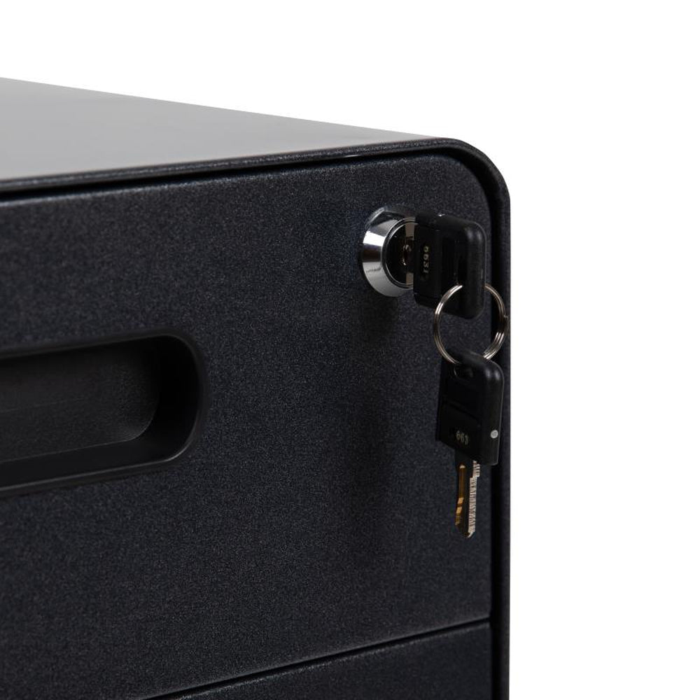 Wren Ergonomic 3-Drawer Mobile Locking Filing Cabinets