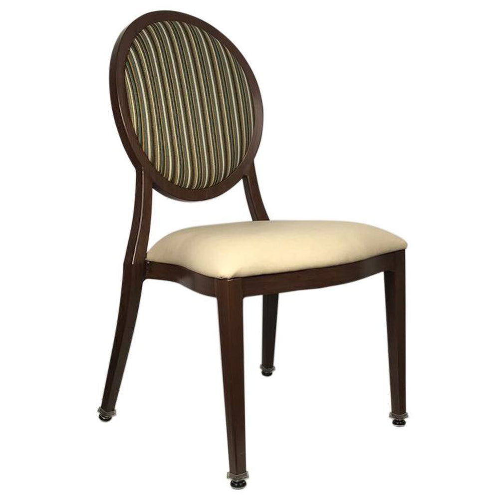 Astoria Custom Upholstered Side Chair with Round Back