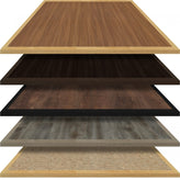 Custom Inlay Wood Edge Table Tops