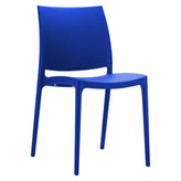 maya dining chair dark blue
