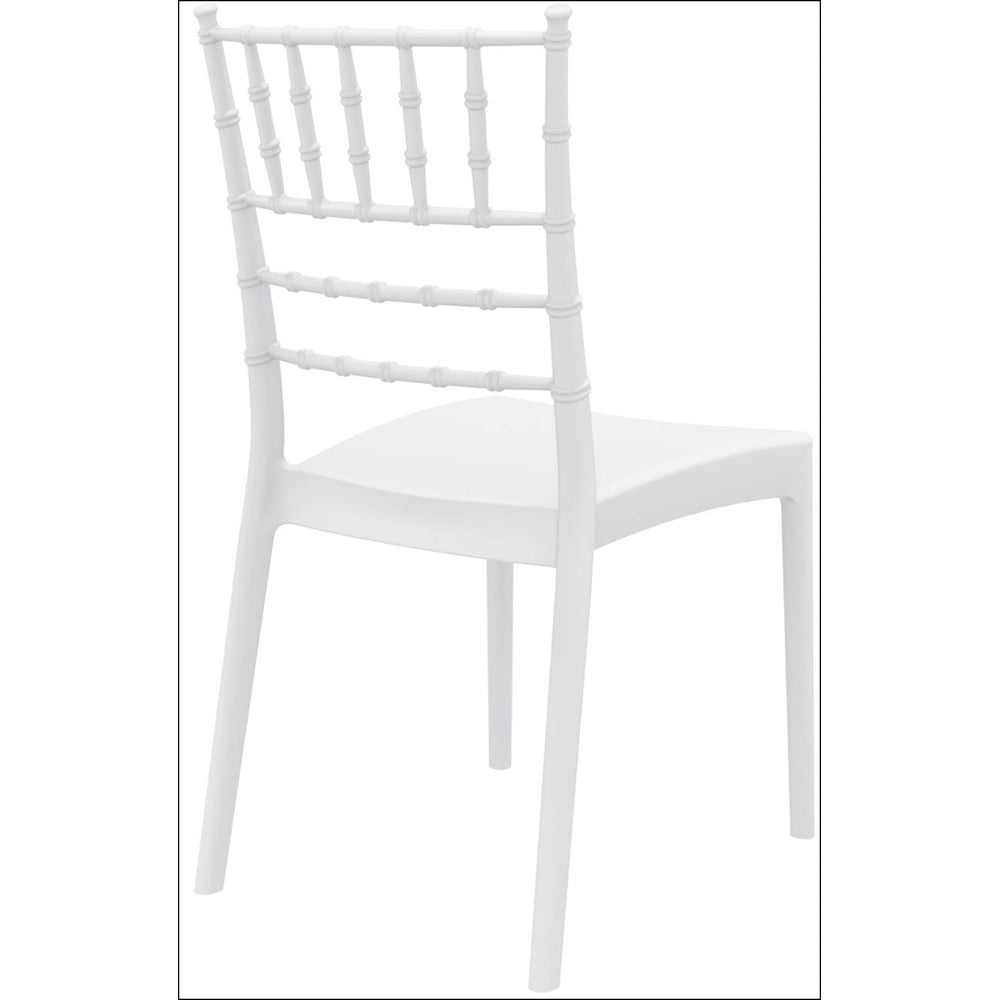 josephine outdoor dining chair white isp050 whi