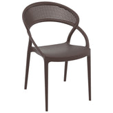sunset dining chair brown