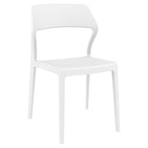 snow dining chair yellow